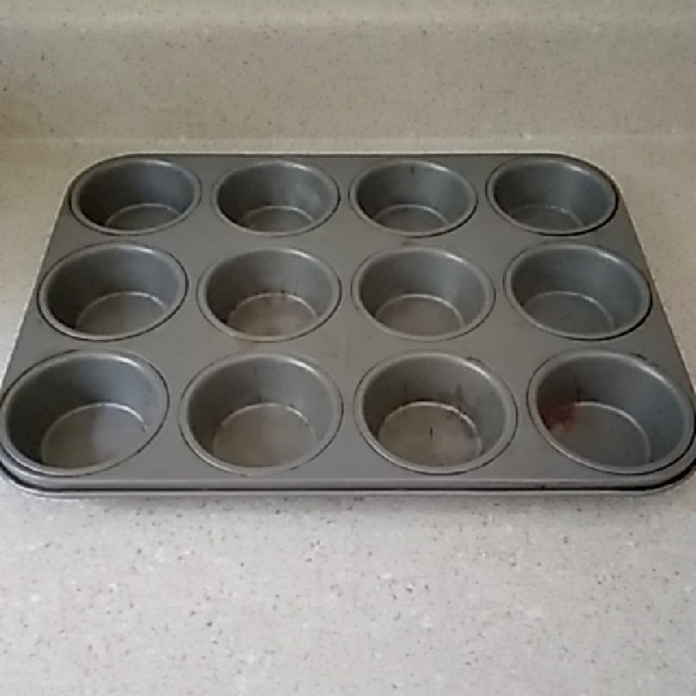 Non-Stick Gray Muffin Pan